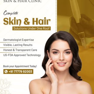 Healthy skin, confident you 💫
Experience complete skin & hair solutions under one roof.
Because you