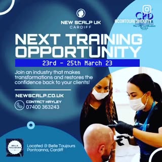 ⭐️SMP by New Scalp UK⭐️

CPD Accredited Scalp Micro Pigmentation Training & Education Course
📍Cardi