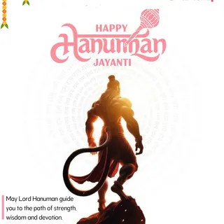 Celebrate the divine power of devotion and strength this Hanuman Jayanti 🙏✨

May Lord Hanuman bless