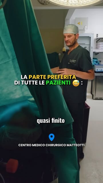 Il momento preferito di ogni paziente? Quello in cui senti: “Intervento quasi finito, tra poco andia