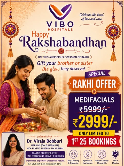 Medifacials at 2999 /- at flat 50% off .. Gift your brother or sister the glow they deserve on the o
