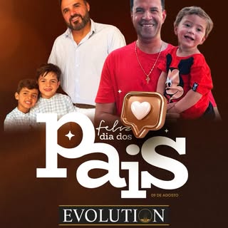 A Clínica Evolution deseja um Feliz Dia dos Pais a todos os pais que tornam a vida mais especial ❤️
