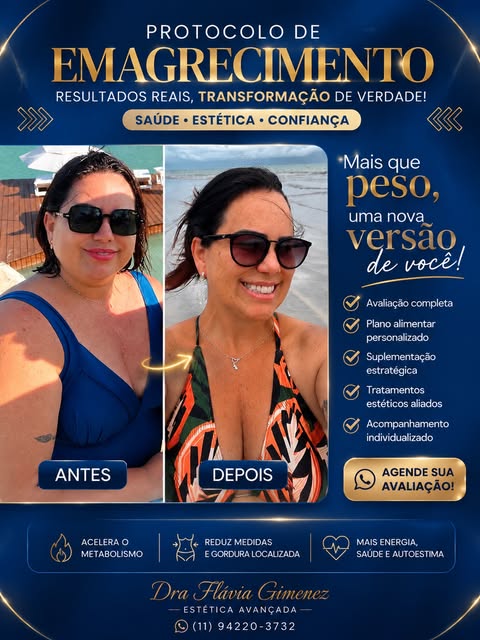 ✨ NÃO É SÓ SOBRE PERDER PESO. É SOBRE SE REENCONTRAR! ✨

Esse resultado mostra que, quando existe es