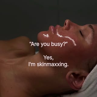You’ll also find me getting 8 hours sleep, eating my skincare, and drinking my bodyweight in water �