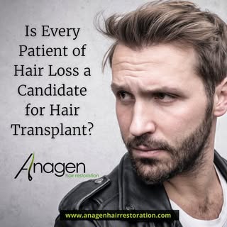 A successful hair transplant depends on the appropriate selection of patients by the surgeon. Not ev