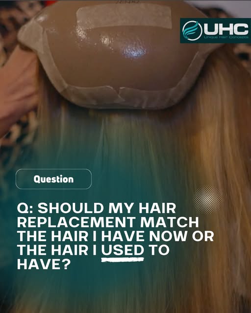 The answer isn't automatically one or the other.

A photo of how your hair used to look can be a val