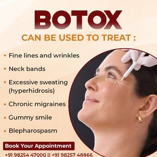 ✨ More than just beauty! ✨Botox at Charutar treats wrinkles, migraines, sweat & more.Smooth, soothe,