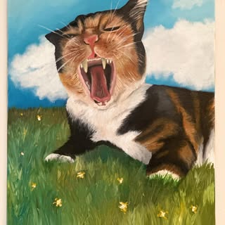 Ziggy’s personality pic🤍
.
.
8x10in