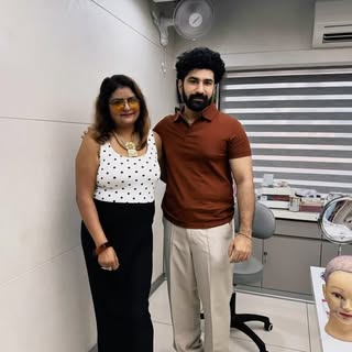 “Precision. Proportion. Natural results. 💋 Grateful to treat @sarika_raval_bhatt and deliver enhanc