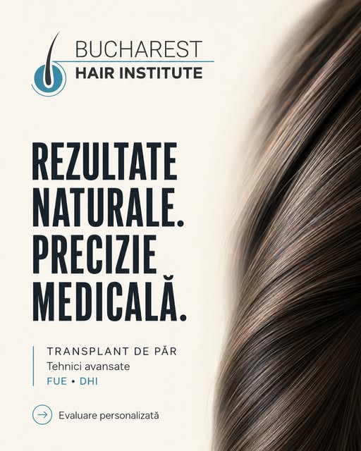 Un rezultat natural în transplantul de păr este construit prin precizie, experiență și o planificare