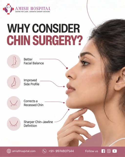 Chin surgery can help improve facial balance, enhance side-profile harmony, and create better chin–j