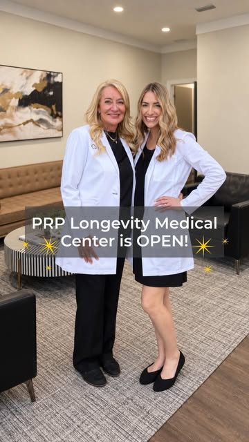 🎉 PRP Longevity Medical Center is OPEN! 🎉

Starting today, we’re seeing patients in our new space,