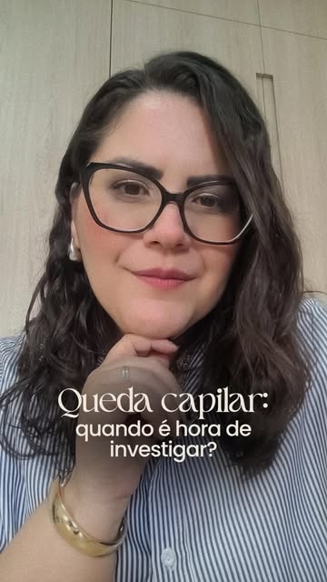 A pior parte da queda capilar nem sempre é ver os fios caindo… é o medo de que eles não voltem. 💛

