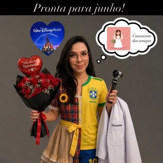 Quando tudo acontece no mesmo mês!

E ainda vamos comemorar nossas Bodas de Papel dia 21/06 ❤️ 👰💍�