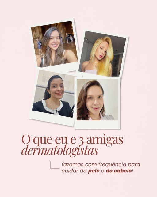 O que 4 dermatologistas fazem pela própria pele e pelos cabelos? 👀

A gente vive falando que skinca