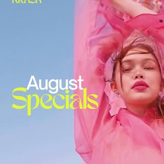August Specials are here at KRASA 🍓

Summer is coming to an end and make sure to enjoy your favorit