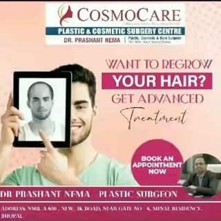 #hairtransplant#hairtreatment #PRP#GFC#FUE#FUT#cosmocarebhopal#cosmeticsurgerybhopal#plasticsurgeryb