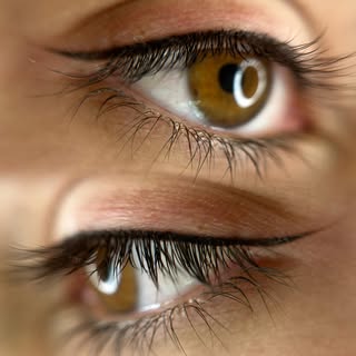 Classic eyeliner was performed by Anna Kara. Here you can see the result immediately after procedure