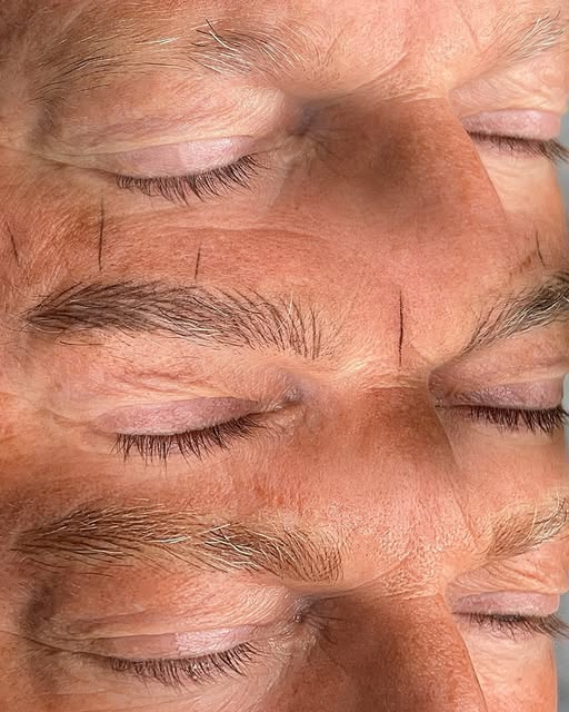 Nano brows by @makarikmakarenko 

Men’s permanent brows are not about makeup. They’re about looking 