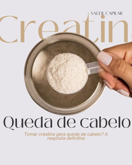 Tomar creatina faz o cabelo cair? Essa é uma das maiores dúvidas no consultório, mas a resposta da c
