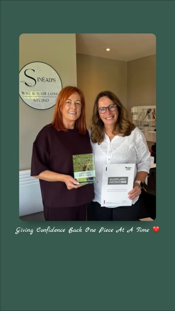Delighted to receive this award from @sandrapeil of @ellenwille_hair in recognition of my loyalty, c
