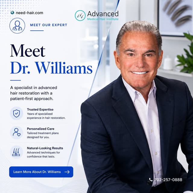 👨‍⚕️ Meet Dr. Williams! 💙✨

Expertise. Personalized care. Natural-looking results. 🌱

Dr. William