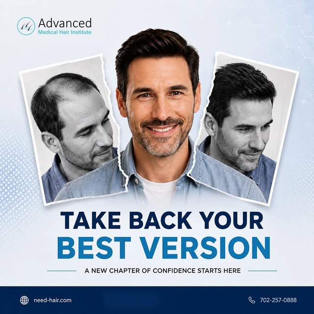 ✨💙 Take Back Your Best Version. Stronger Hair. Renewed Confidence. 🧑‍⚕️🌱

Your hair restoration j