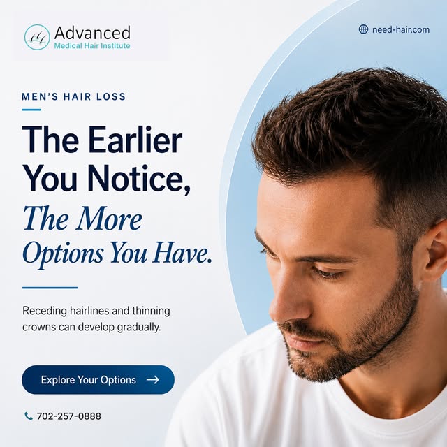 💙✨ Notice The Signs. Explore Your Options. Start Your Hair Journey. 🧑‍⚕️🌱

A receding hairline or