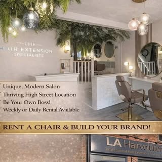 Hairdressing Opportunity ✨ 

We’re offering an exclusive chair rental opportunity within our beautif