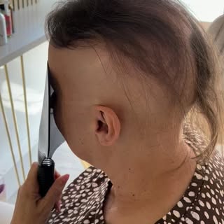 Absolutely loved creating this brand new lace system for my lovely client, who suffers from alopecia