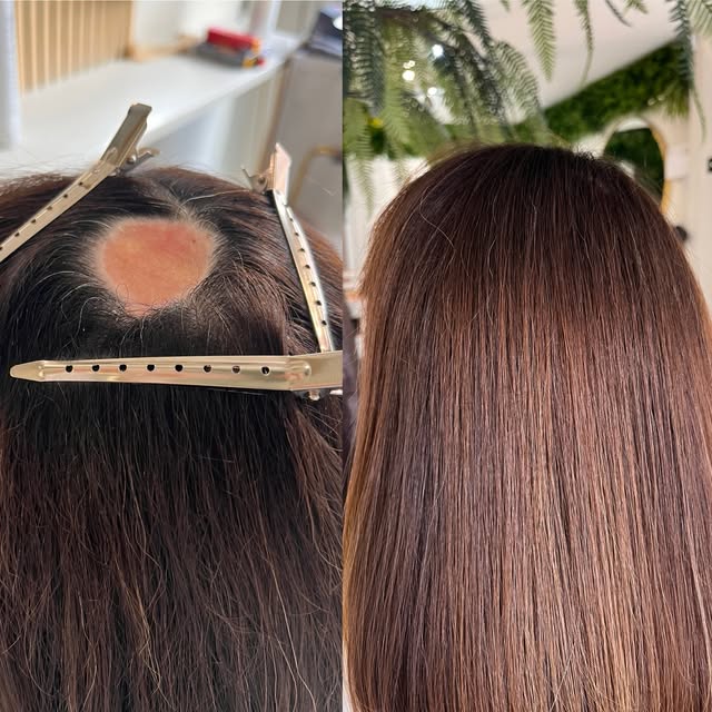 Basal cell carcinoma graft cover up…. Definitely up there as being one of my fav jobs. 
This hair wi