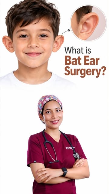 What is a "Bat Ear" or Prominent Ear? 👂✨

​Many people have ears that protrude outward or appear la