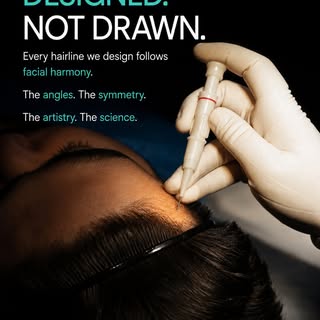 The Art & Science of a Natural Hairline

A natural hairline is never created with a marker alone—it 