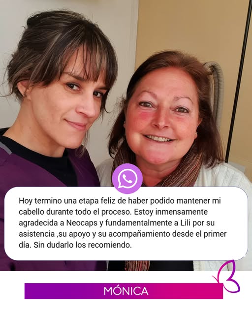 ✨ Mónica terminó su tratamiento con Neocaps.

Después de transitar cada sesión, hoy puede mirar haci