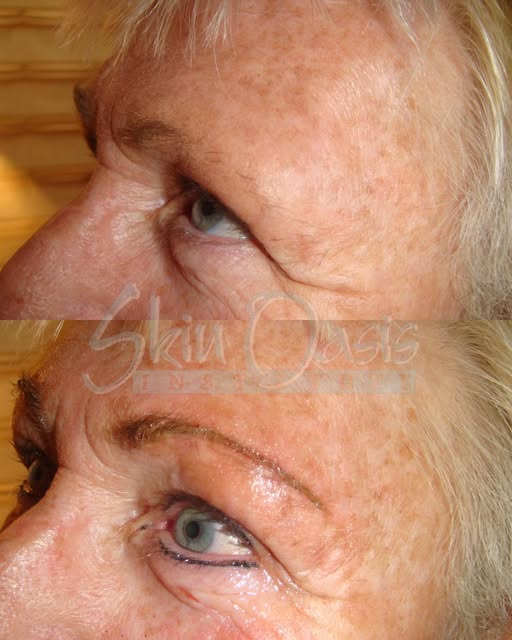 The full permanent makeup package. ✨ Brows, eyeliner AND lips!

This beautiful transformation by Jac