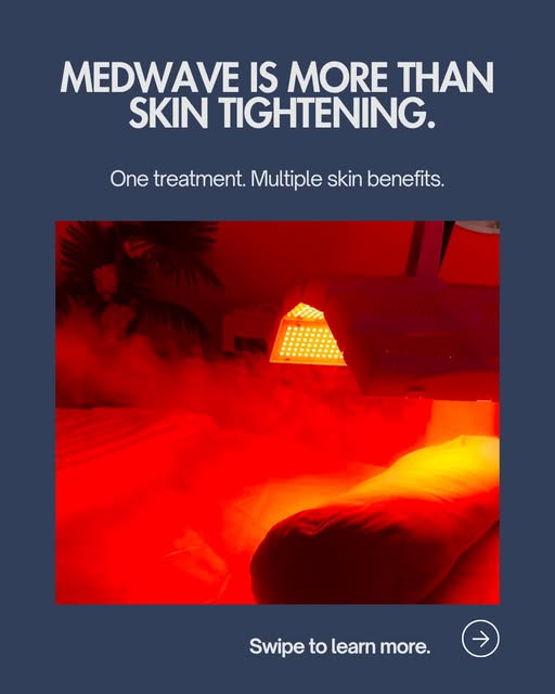 MedWave is more than a skin-tightening treatment. ✨⁠
⁠
By supporting the skin’s natural processes, M