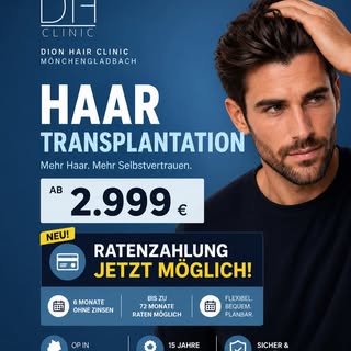 Du schaust in den Spiegel und wünschst dir deine Haare zurück?

Mehr Haare. Mehr Selbstvertrauen. ✨
