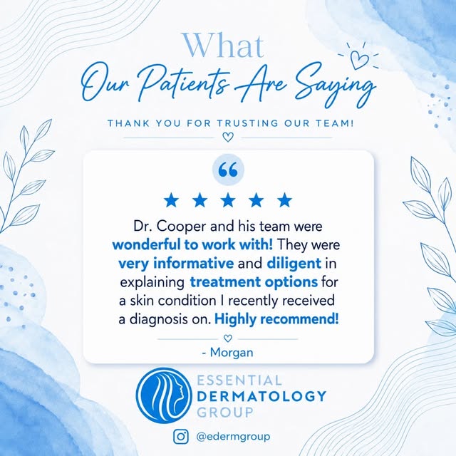 There's no better feeling than this. 💙

Thank you, Morgan, for the kind words! A new skin diagnosis