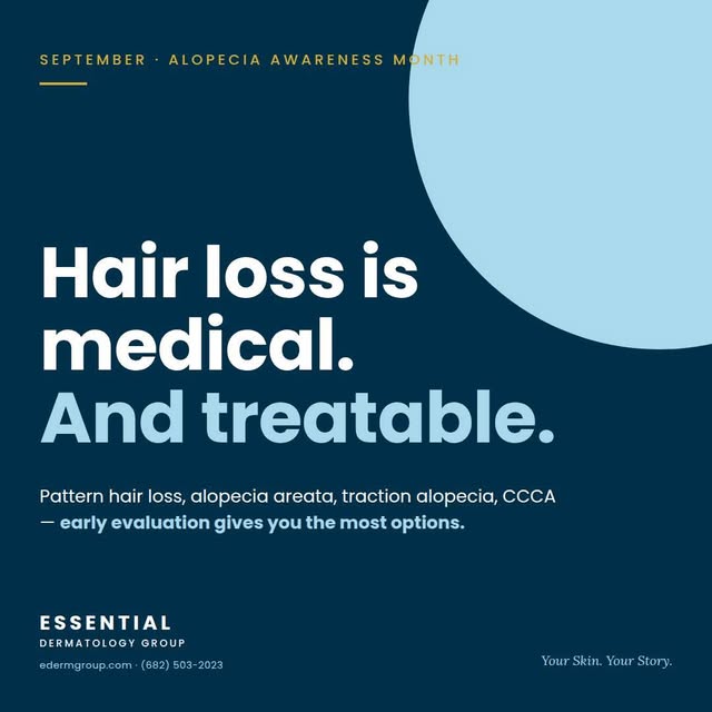 Hair loss is not just cosmetic. It is a medical condition, and most types respond best when treated 