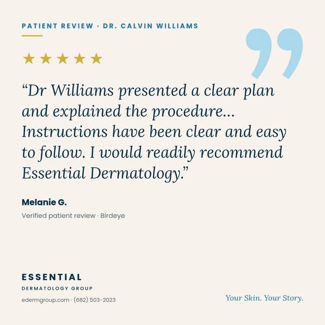 "Dr Williams presented a clear plan and explained the procedure... Instructions have been clear and 