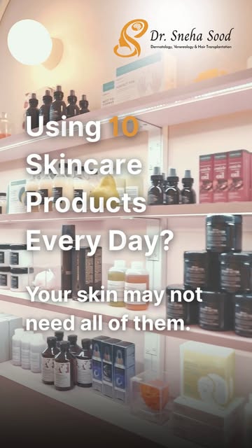 A complicated skincare routine isn't necessarily a better one.

Using too many products or layering 