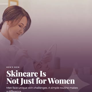 Men have skin too—and it deserves care.

Higher oil production, frequent shaving, ingrown hairs, lar
