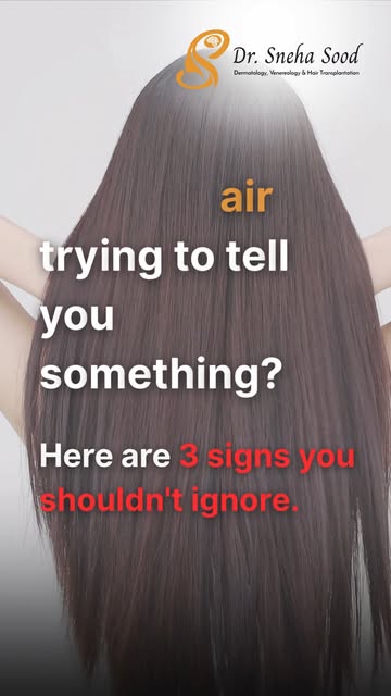 Hair fall isn't always something you should simply "wait out."

Excessive shedding, visible thinning