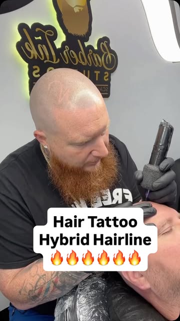 I did his Hair Tattoo earlier this year and at the time he wanted a super natural looking hairline. 