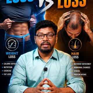 Trying to lose weight but worried about hair loss? 👀

Weight loss and hair health can be connected,