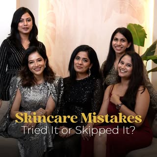 🎥 Dermatologists do make mistakes too! 🙈
Yes, even we’ve committed skincare sins — from sleeping i