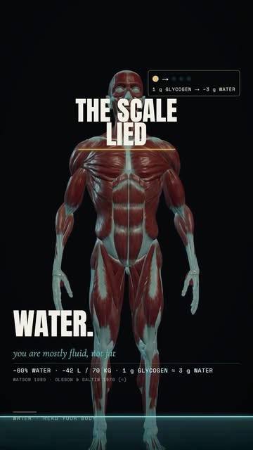 ⚖️ Saw the scale rise by 1–2 kg overnight? Don’t panic—it is usually not body fat.

Your weight can 