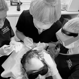 Hair restoration is team work at its best #neograft #verohairrestoration #fuehairtransplantation @fl
