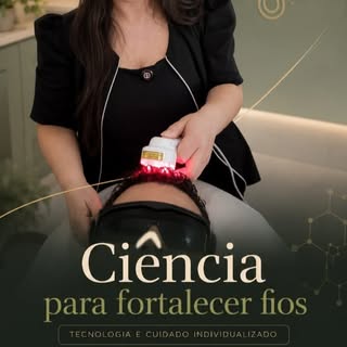 Ciência, tecnologia e cuidado individualizado caminham juntos na terapia capilar. ✨

Neste atendimen