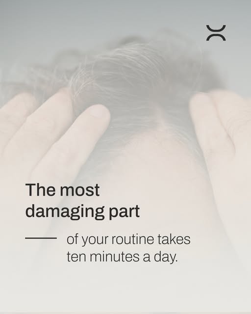 You don't need to give up hot showers.

Hot water strips the oils that protect your scalp and skin b